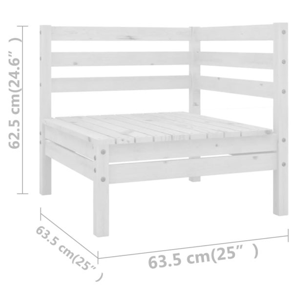 9-Delige Loungeset Massief Grenenhout - Afbeelding 10