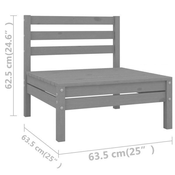 5-Delige Loungeset Massief Grenenhout - Afbeelding 11