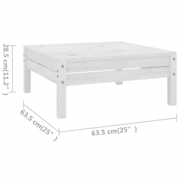 8-Delige Loungeset Massief Grenenhout - Afbeelding 7