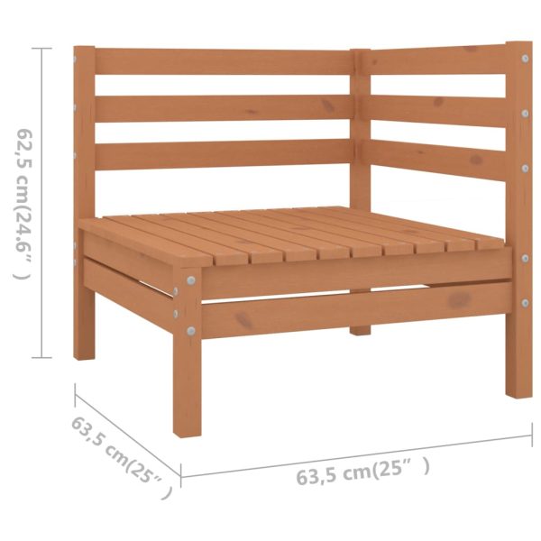 5-Delige Loungeset Massief Grenenhout - Afbeelding 7