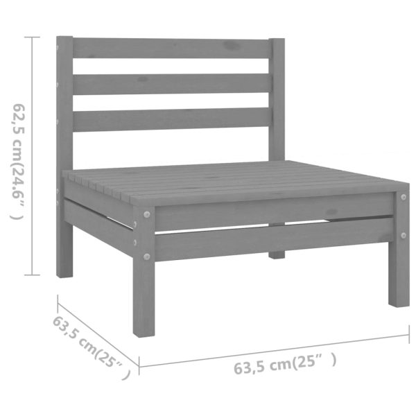 6-Delige Loungeset Massief Grenenhout - Afbeelding 5