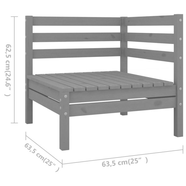 6-Delige Loungeset Massief Grenenhout - Afbeelding 6