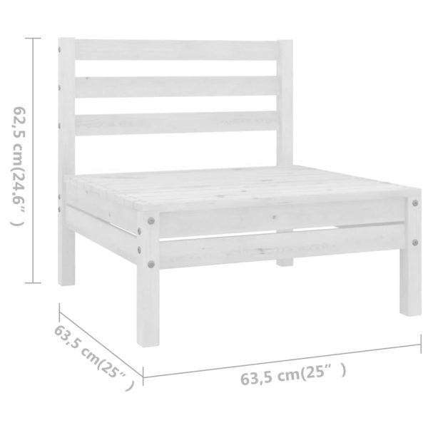 7-Delige Loungeset Massief Grenenhout - Afbeelding 5