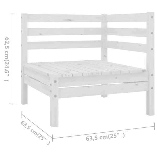 8-Delige Loungeset Massief Grenenhout - Afbeelding 7