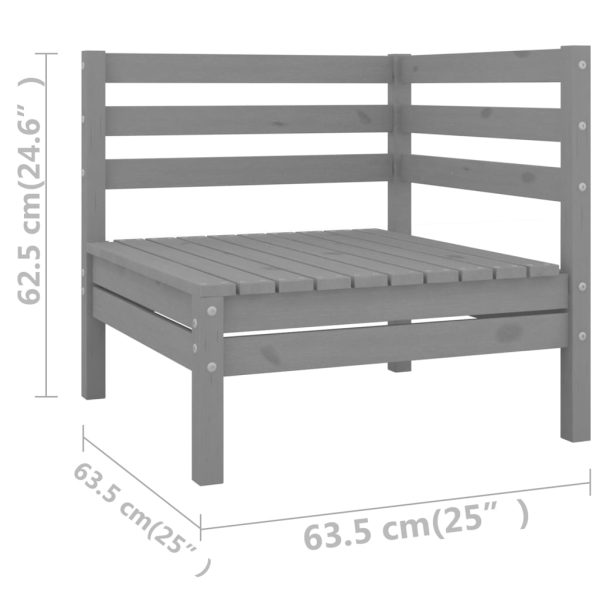 12-Delige Loungeset Massief Grenenhout - Afbeelding 5