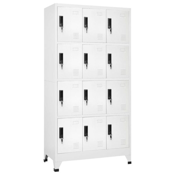 Lockerkast Met 12 Compartimenten 90X45X180 Cm - Afbeelding 10