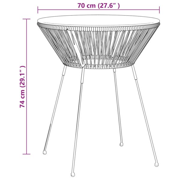 3-Delige Tuinset Zwart - Afbeelding 9