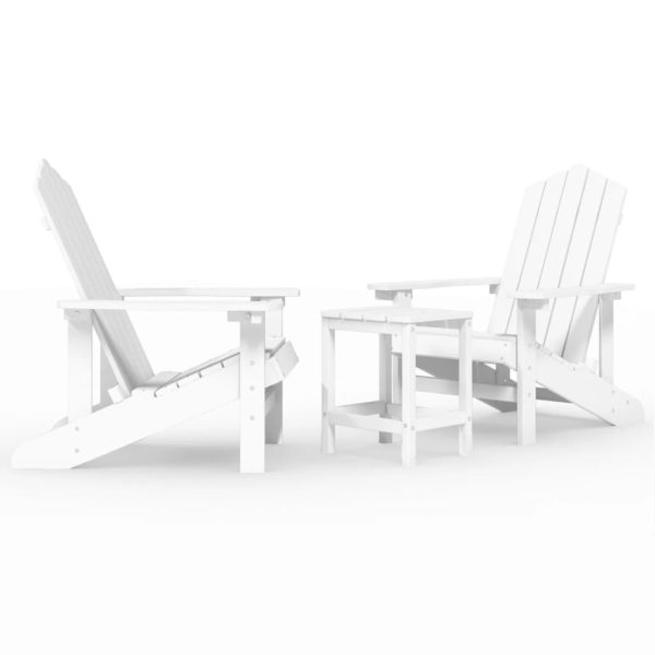 Tuinstoelen Adirondack Met Tafel Hdpe - Afbeelding 2