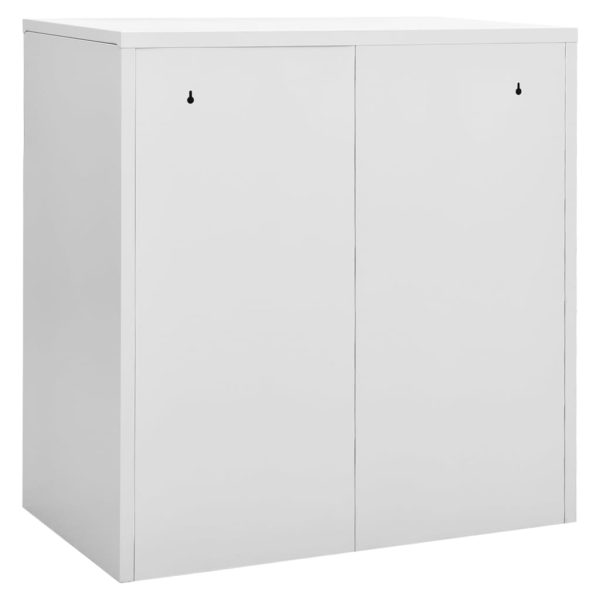 Lockerkasten 90X45X92,5 Cm Staal Lichtgrijs - Afbeelding 5