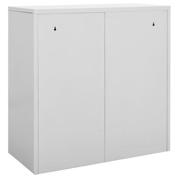 Lockerkasten 90X45X92,5 Cm Staal Lichtgrijs - Afbeelding 5