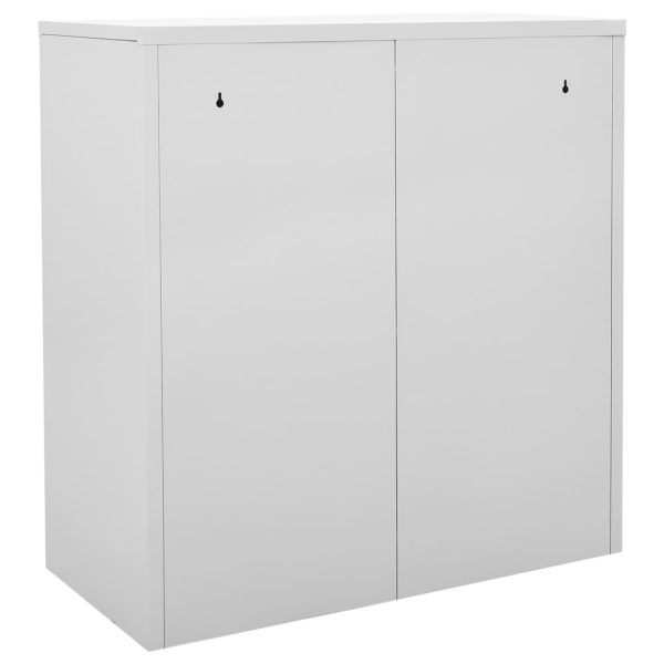 Lockerkasten 90X45X92,5 Cm Staal Lichtgrijs - Afbeelding 5