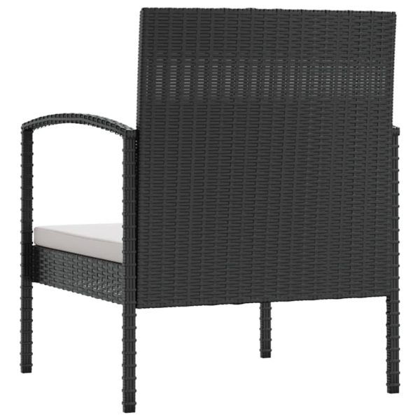 Loungeset Met Kussens Poly Rattan - Afbeelding 8