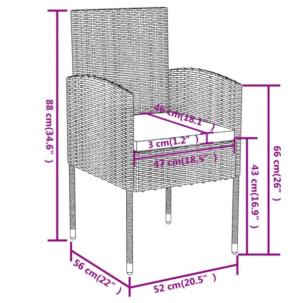 Tuinset Poly Rattan - Afbeelding 8