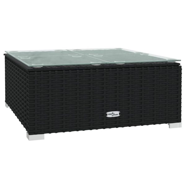 5-Delige Loungeset Met Kussens Poly Rattan - Afbeelding 7