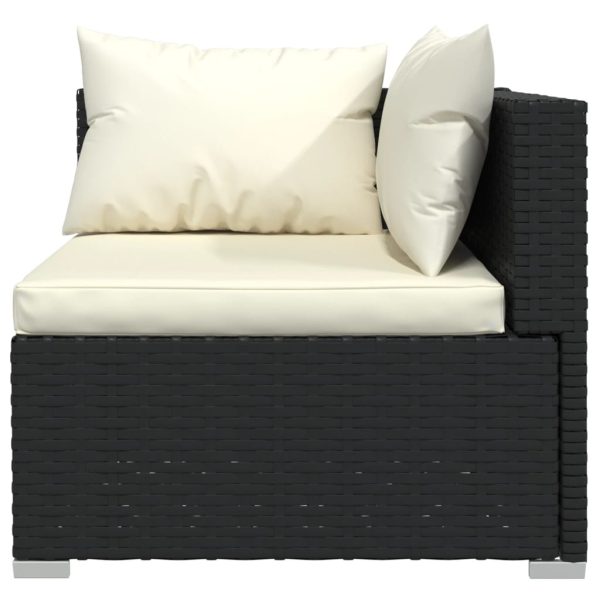 6-Delige Loungeset Met Kussens Poly Rattan - Afbeelding 3