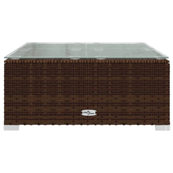 12-Delige Loungeset Met Kussens Poly Rattan - Afbeelding 8