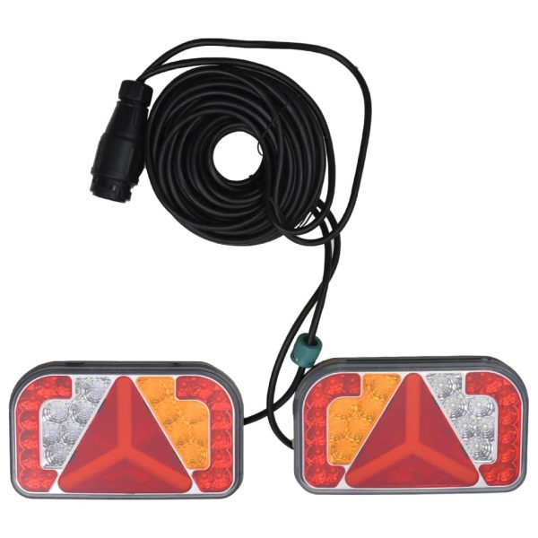 Aanhangerlampen Led-Lamp 12 V 24X5X14,5 Cm Rood