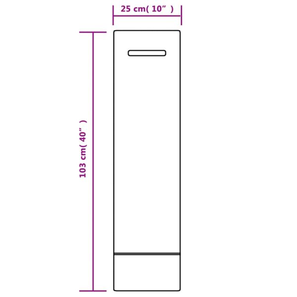 Zandzakken 103X25 Cm Hdpe Donkergroen - Afbeelding 10