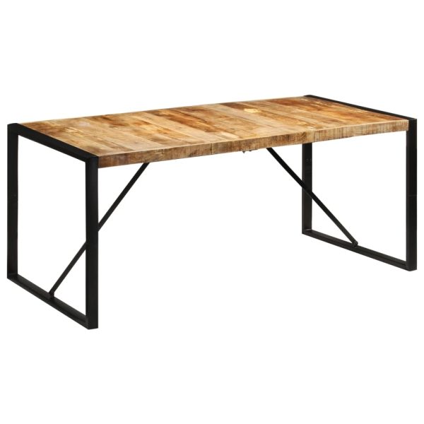 Eettafel 180 Cm Massief Ruw Mangohout - Afbeelding 14