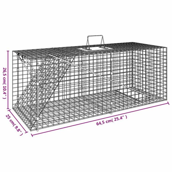 Dierenval 64,5X25X26,5 Cm Gegalvaniseerd Ijzer - Afbeelding 6