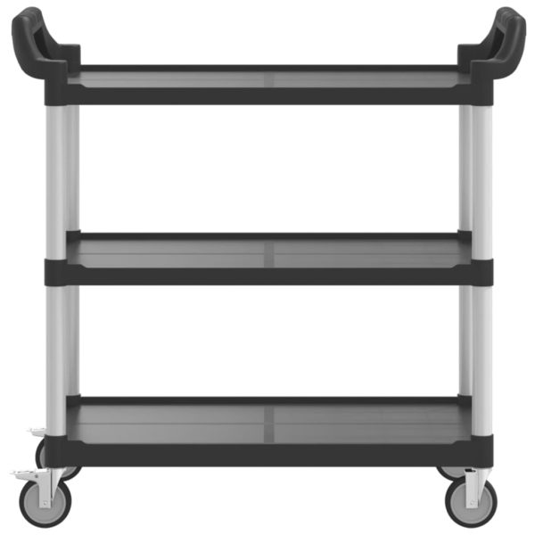 Trolley 3-Laags Aluminium - Afbeelding 4