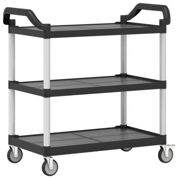 Trolley 3-Laags Aluminium - Afbeelding 6