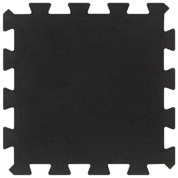 Rubbertegels 16 St 16 Mm 30X30 Cm Zwart Bruin Eikenkleur - Afbeelding 2