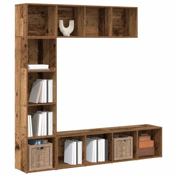 3-Delige Boekenkast-/Tv-Meubelset 180X30X180 Cm - Afbeelding 15