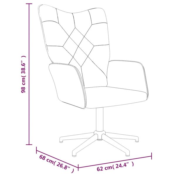 Relaxstoel Met Voetenbank Patchwork Stof - Afbeelding 9