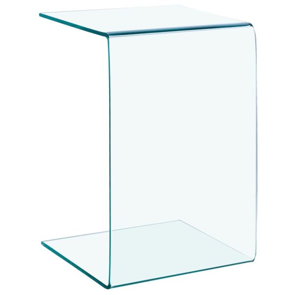 Bijzettafel 40X40X60 Cm Gehard Glas - Afbeelding 5