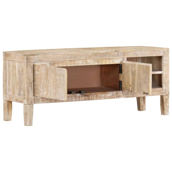 Tv-Meubel 110X35X46 Cm Massief Mangohout - Afbeelding 2