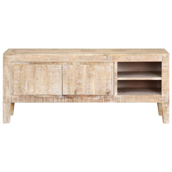 Tv-Meubel 110X35X46 Cm Massief Mangohout - Afbeelding 3