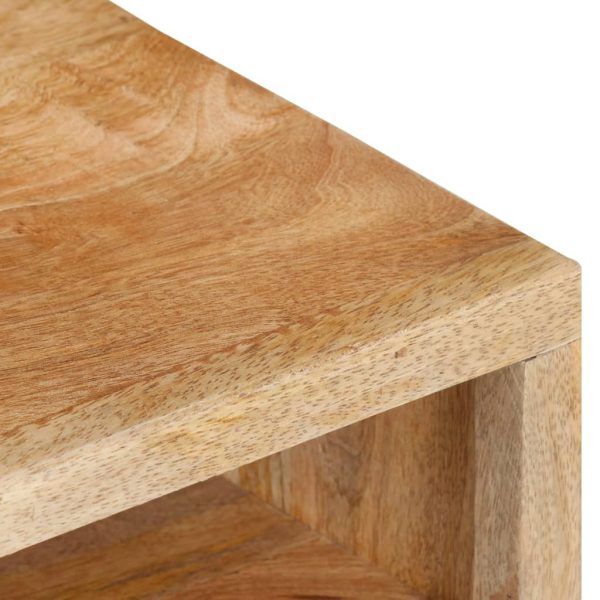 Tv-Meubel 110X30X40 Cm Massief Mangohout Antraciet - Afbeelding 6