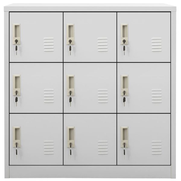 Lockerkast 90X45X92,5 Cm Staal - Afbeelding 2