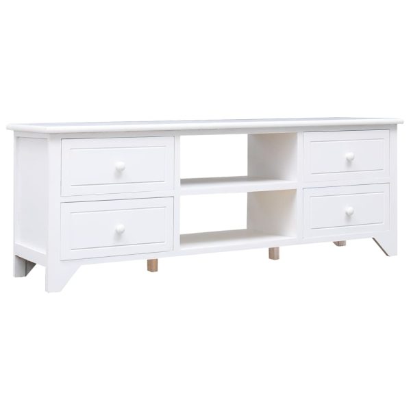 Tv-Meubel 108X30X40 Cm Massief Paulowniahout