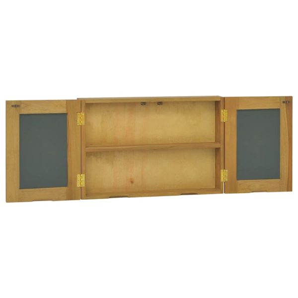 Spiegelkast 60X10X40 Cm Massief Teakhout - Afbeelding 3