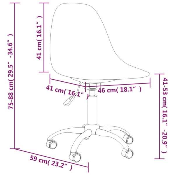 Eetkamerstoelen Draaibaar Pp - Afbeelding 9