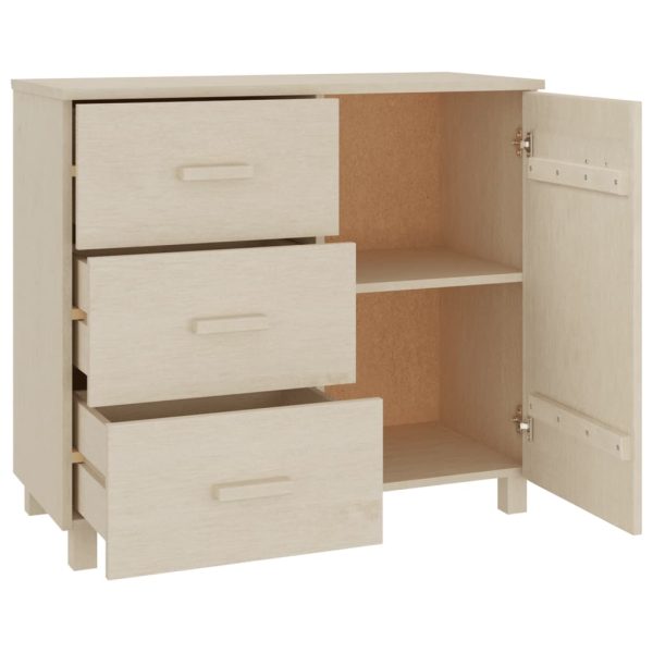 Dressoir Hamar 90X40X80 Cm Massief Grenenhout - Afbeelding 5