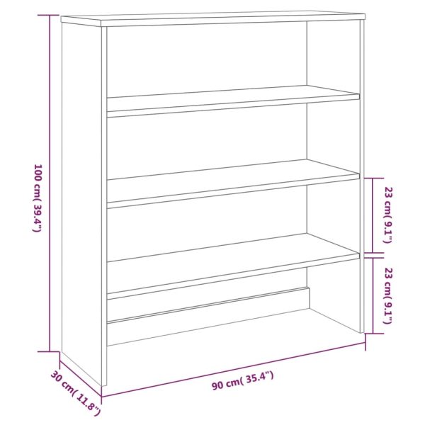 Opzetkast Hamar 90X30X100 Cm Massief Grenenhout - Afbeelding 8