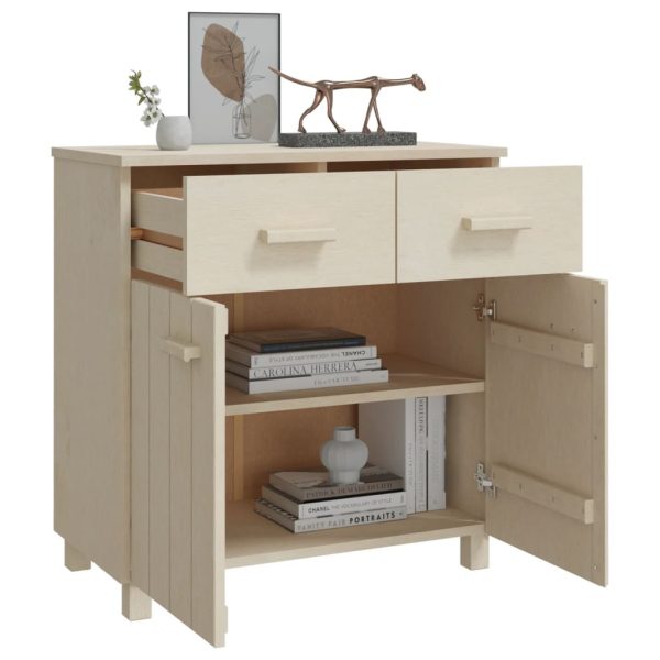 Dressoir Hamar 79X40X80 Cm Massief Grenenhout - Afbeelding 6