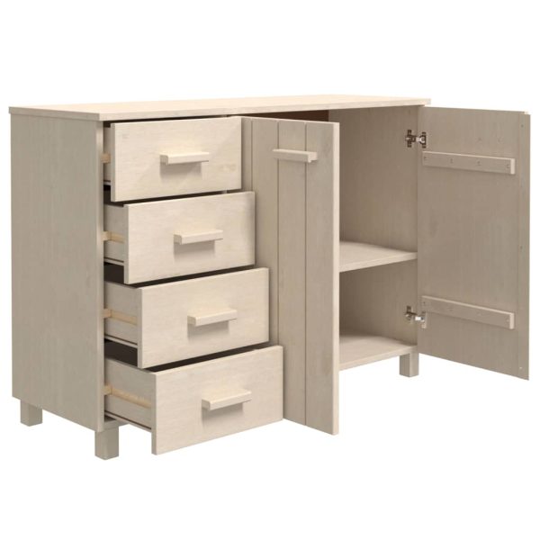 Dressoir Hamar 113X40X80 Cm Massief Grenenhout - Afbeelding 3