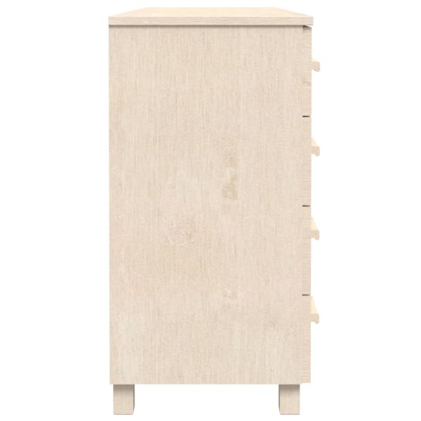 Dressoir Hamar 113X40X80 Cm Massief Grenenhout - Afbeelding 5