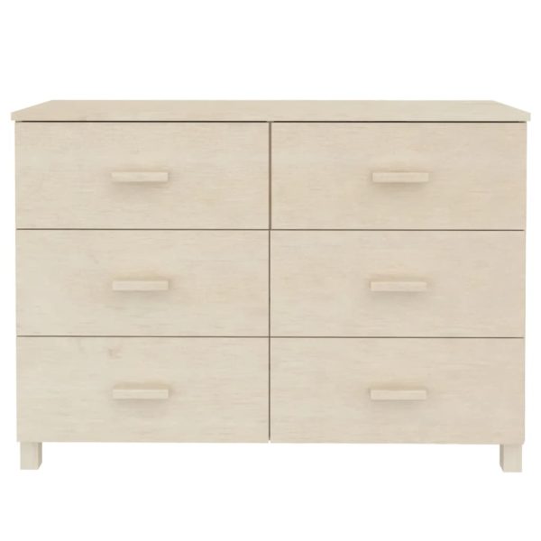 Dressoir Hamar 113X40X80 Cm Massief Grenenhout - Afbeelding 5