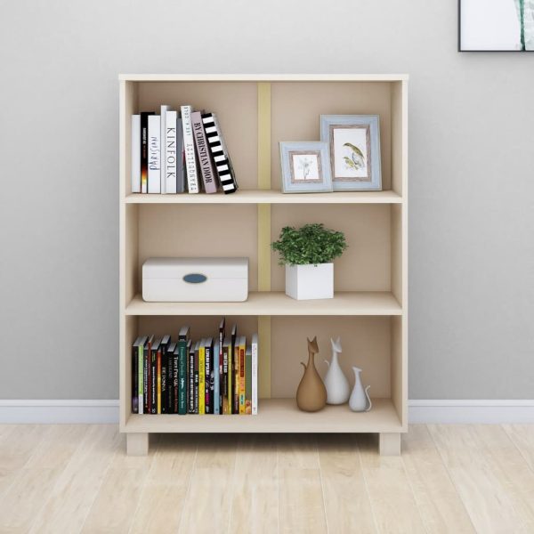 Boekenkast Hamar 85X35X112 Cm Massief Grenenhout - Afbeelding 5