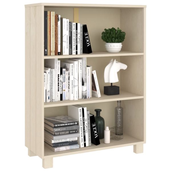 Boekenkast Hamar 85X35X112 Cm Massief Grenenhout - Afbeelding 6