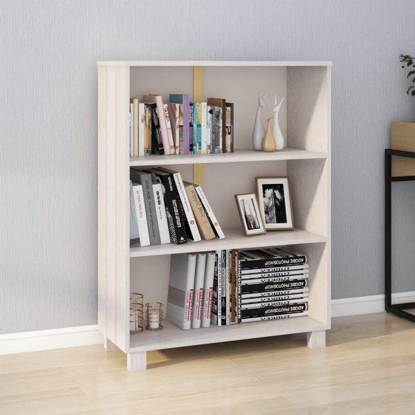 Boekenkast Hamar 85X35X112 Cm Massief Grenenhout - Afbeelding 10