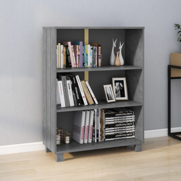 Boekenkast Hamar 85X35X112 Cm Massief Grenenhout - Afbeelding 11