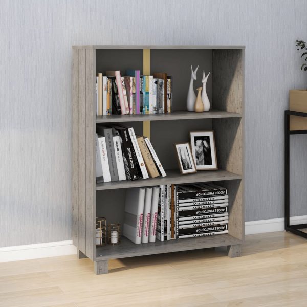 Boekenkast Hamar 85X35X112 Cm Massief Grenenhout - Afbeelding 12