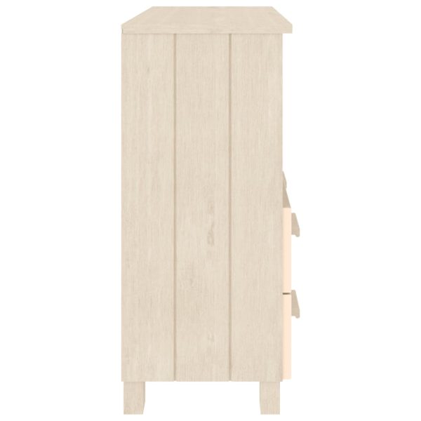 Dressoir Hamar 85X35X80 Cm Massief Grenenhout - Afbeelding 6