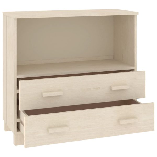 Dressoir Hamar 85X35X80 Cm Massief Grenenhout - Afbeelding 7